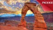 Red rocks, 50 shades of green , pages from a magazine